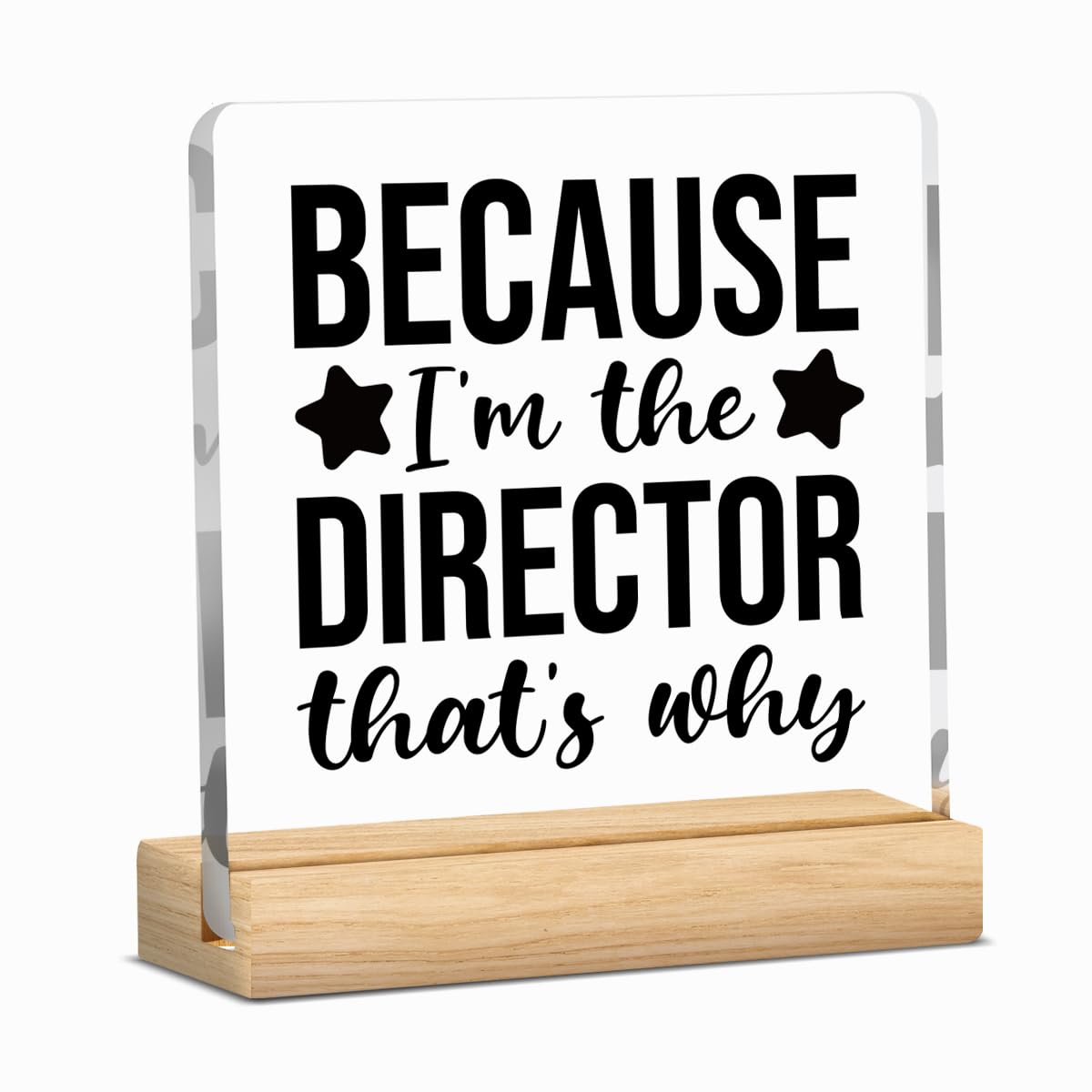 Director Gifts, Theatre Activity Director Gifts, Gifts for Director Filmmaker Day, Drama Gift Office Home Desk Shelf Decor Acrylic Sign