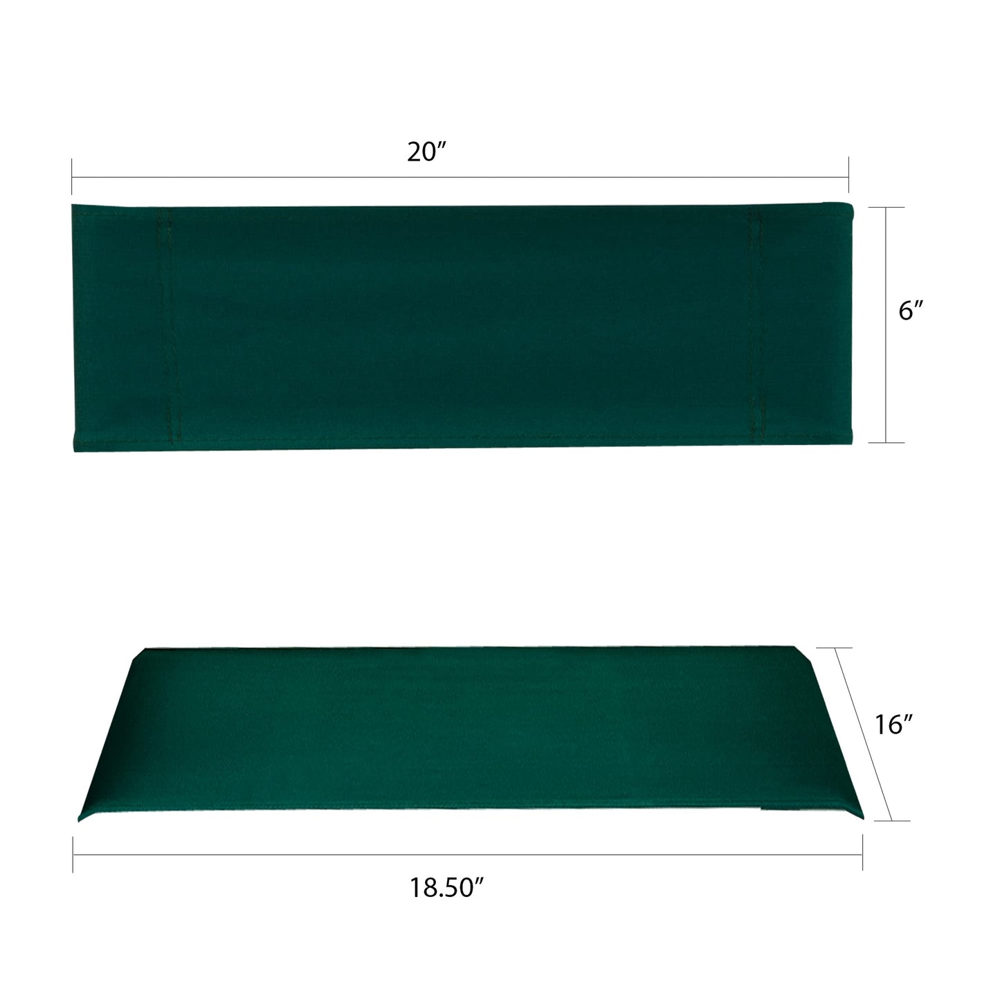 Casual Home Director Chair Replacement Canvas, Hunter Green