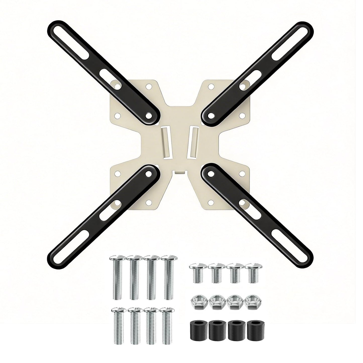 Dedomy VESA Mount Adapter Kit, Universal TV Bracket Extender Converts 200x200 to 400x400 & 300x300mm, Heavy Duty Steel Plate for 32-55 Inch Screens, 66 LBS Capacity