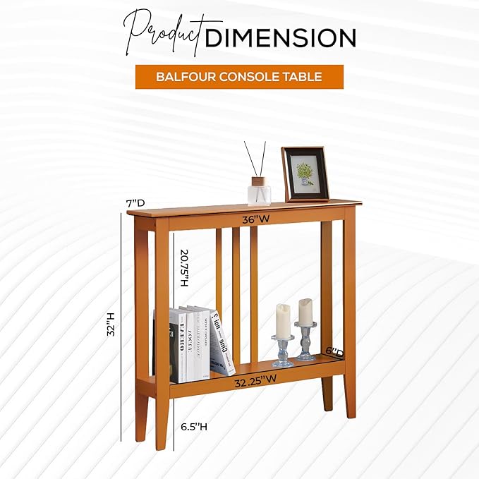 Kings Brand Furniture Narrow Console Table