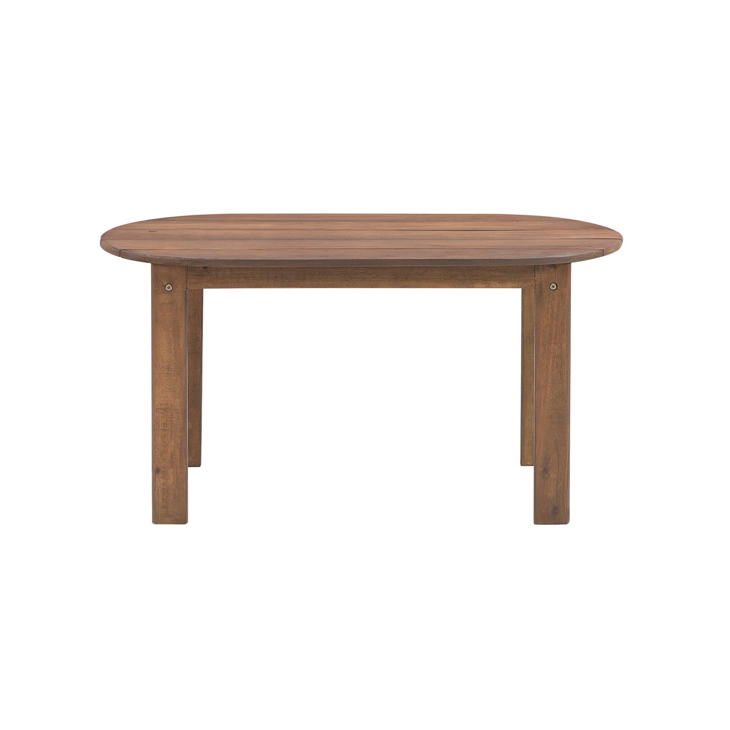 Linon Coffee Table, 18.11D x 35.24W x 18.11H in, Acorn