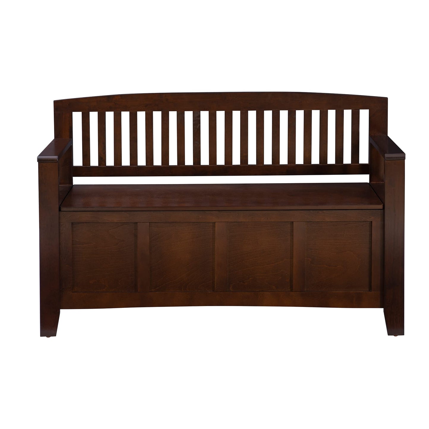 Linon Home Dcor Linon Home Decor Cynthia Storage Bench, 50"w x 17.25"d x 32"h, Walnut