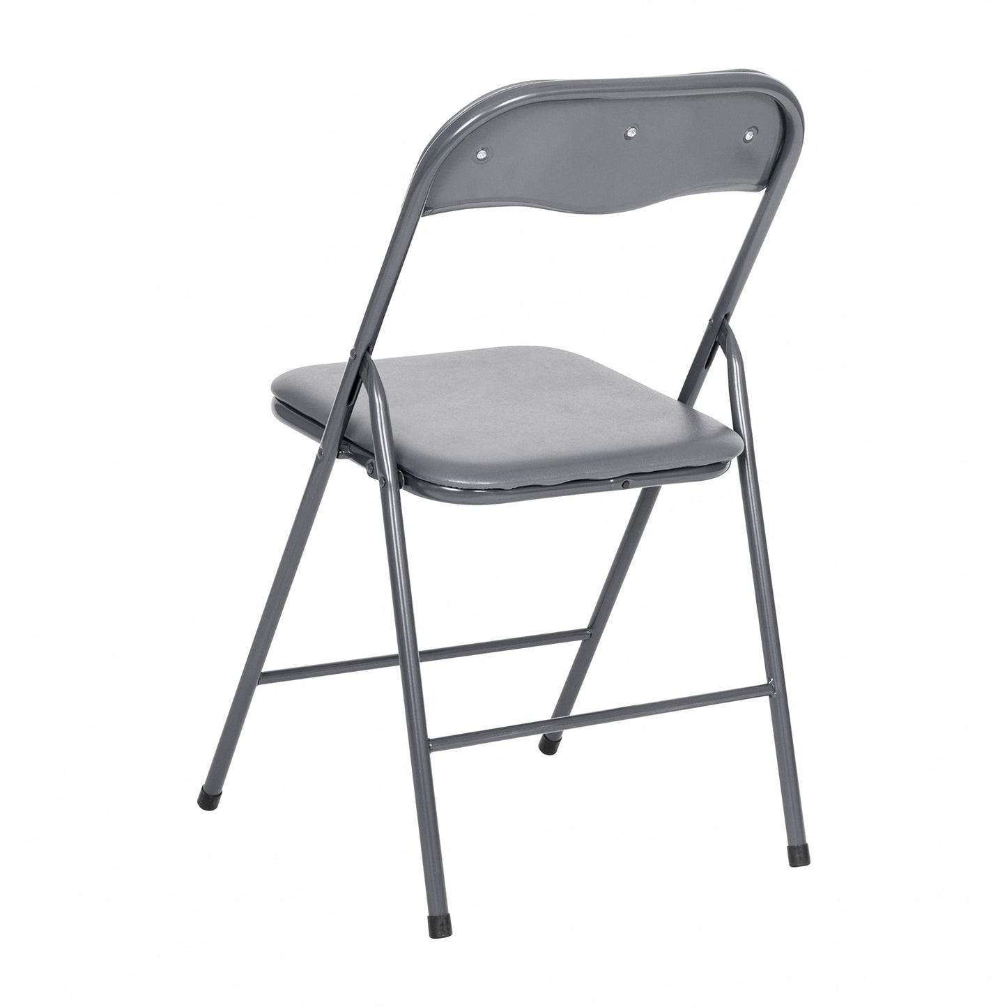 Flash Furniture Madison 5-Piece Folding Card Table and Chairs Set, Portable Event Table and Chairs Set for Indoor and Outdoor Gatherings, Gray