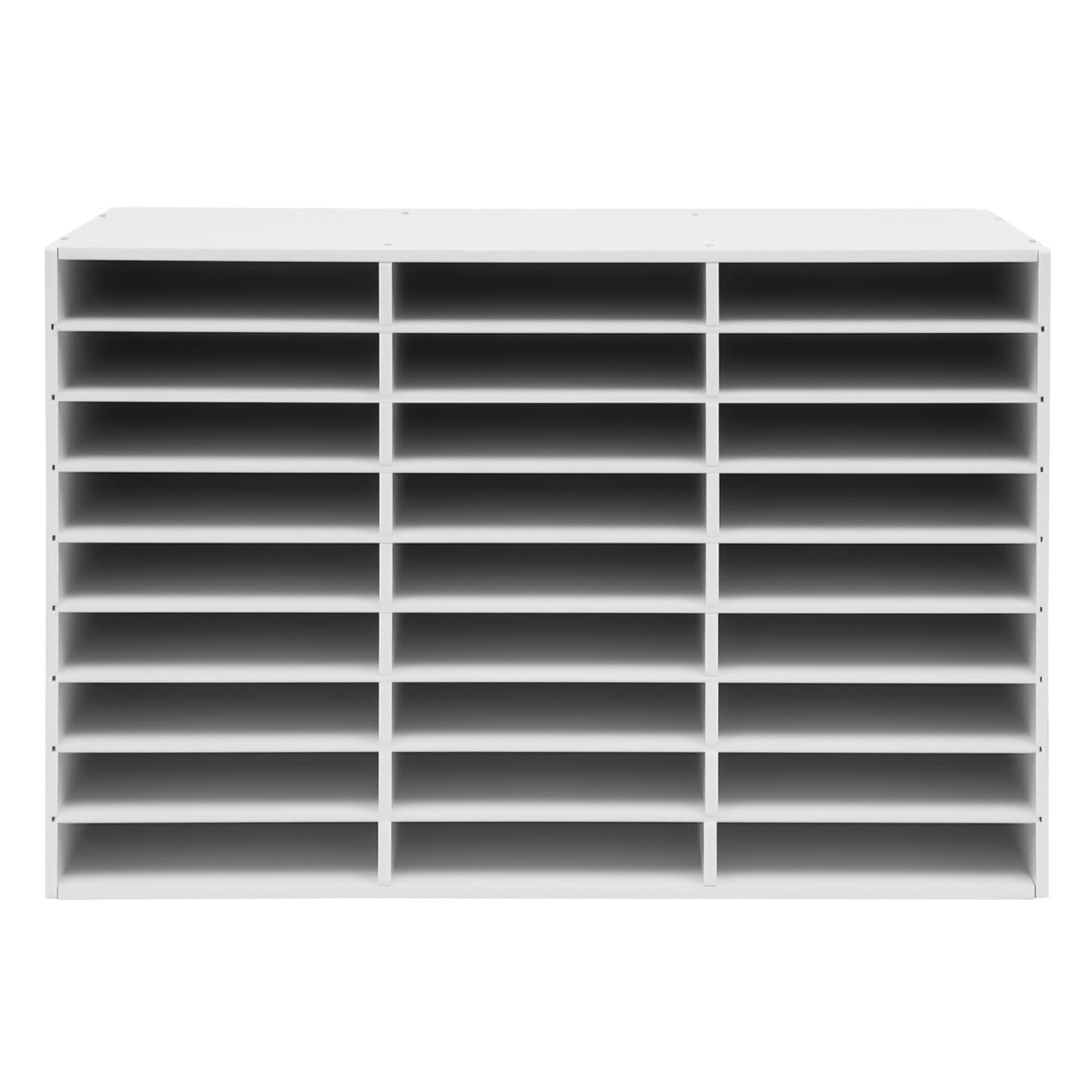 TuBaSaki Literature Organizer 27 Slots Compartments Desktop File Sorter Mail Center Paper Storage Cabinet Home & Office Mailbox School Classroom Keepers
