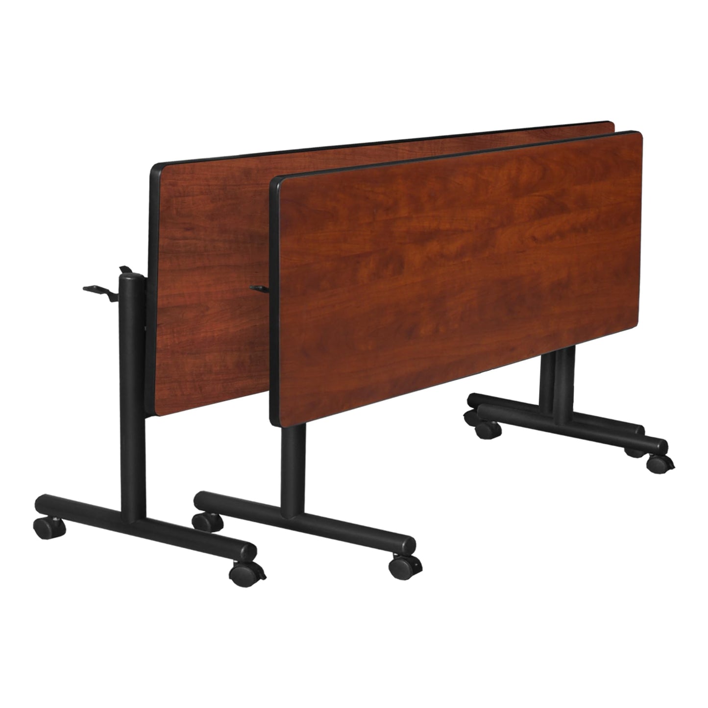 Regency Kobe 72 x 30 in. Flip-Top Training Nesting Table- Cherry