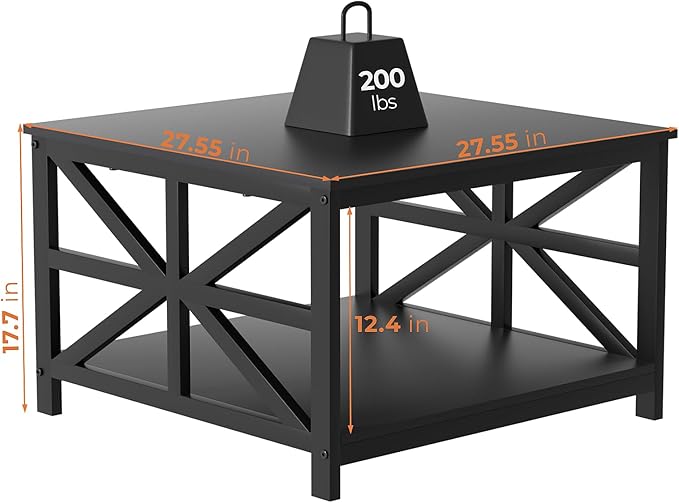 GreenForest Modern Living Room Coffee Table