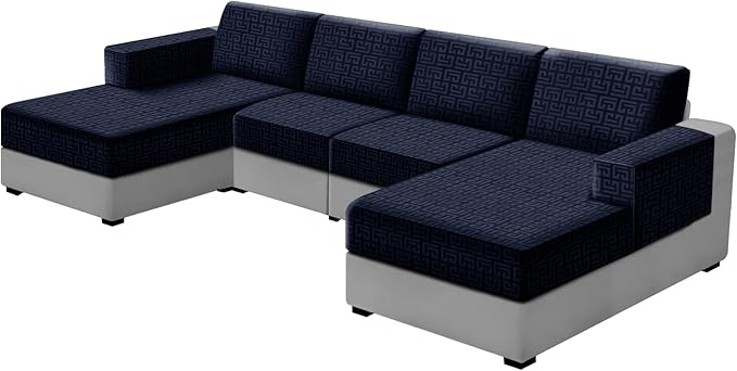 UNBBRRL 10 Pieces Stretch Sofa Cushion Covers