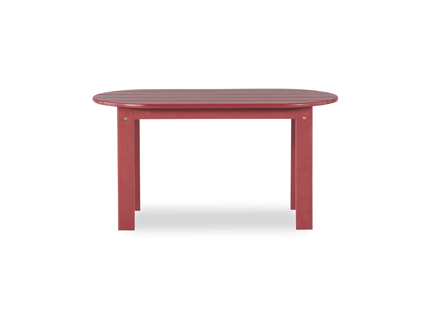 Linon Jayde Adirondack Coffee Table, Red, 21.06D x 38.39W x 3.94H in