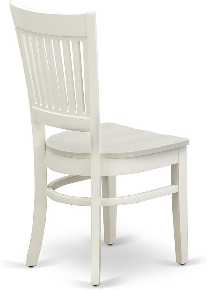 East West Furniture NDVA5-LWH-W 5 Piece Dining Table Set