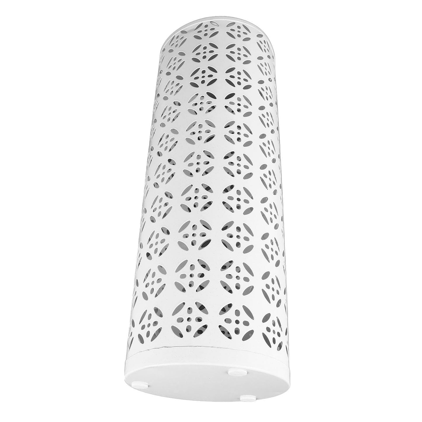 Fabater Umbrella Stand, Metal Umbrella Holder, Indoor Umbrella Rack Organizer with Hollow Design, Umbrella Storage for Entryway, Office, Home (White)