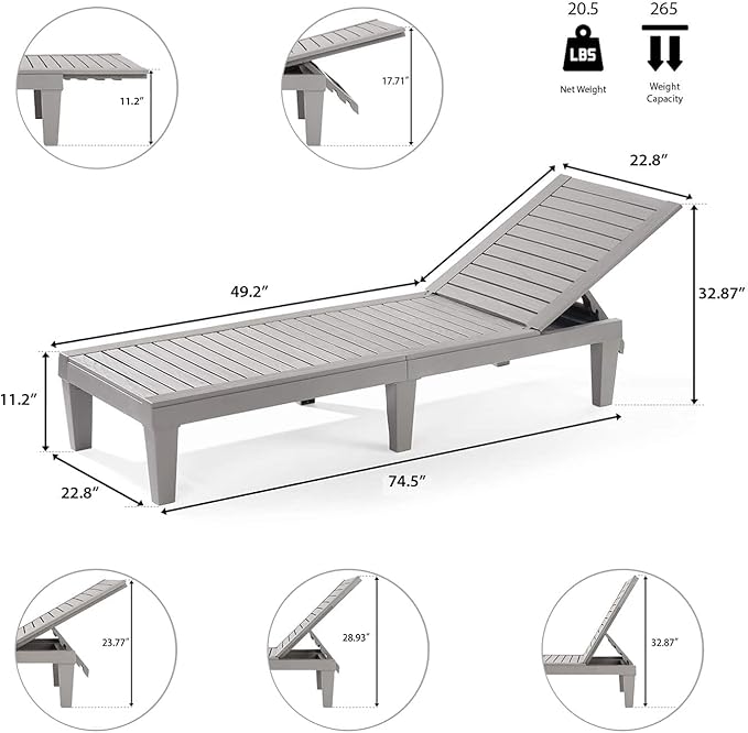 Nestl Sun Tanning Chair
