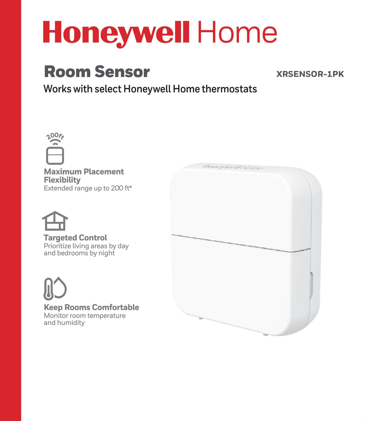 Honeywell Home X Series Sensor (Not Compatible with T9 thermostats)