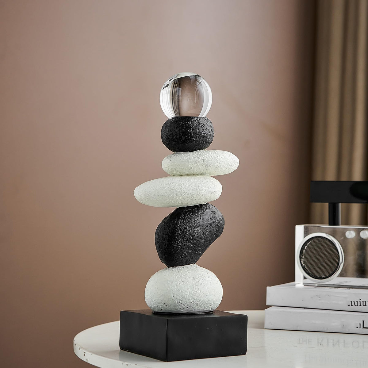 XGZY Art Stone Sculptures Home Decor - Modern Bookshelf & Desk Decor
