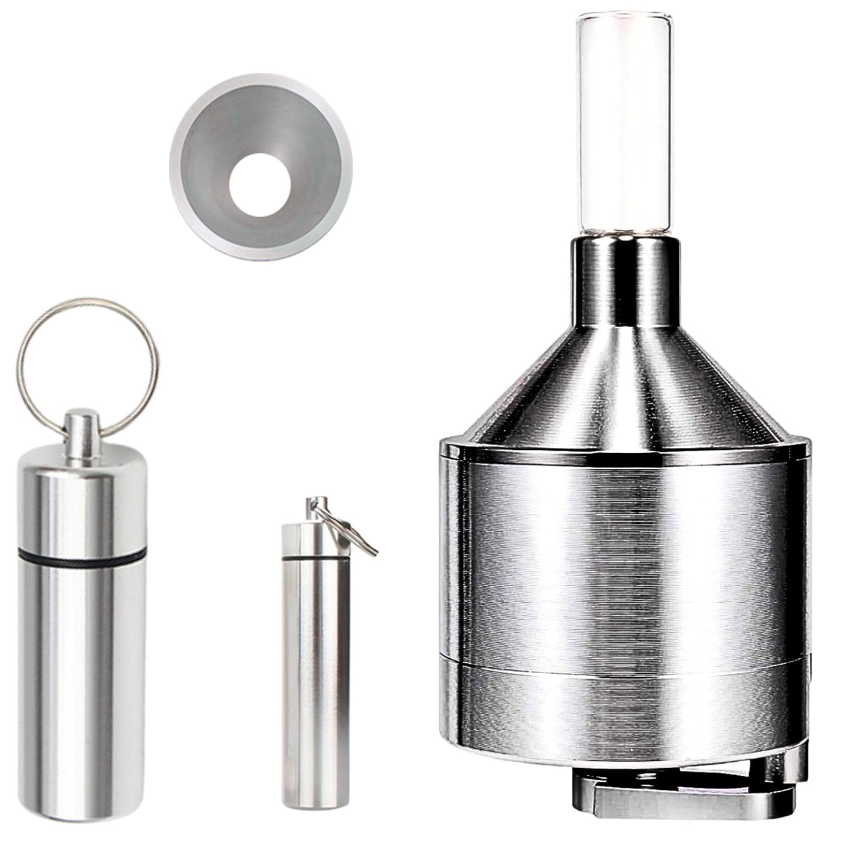 Manual Kitchen Spice Grinder Set for Pepper Salt Seasoning Mill