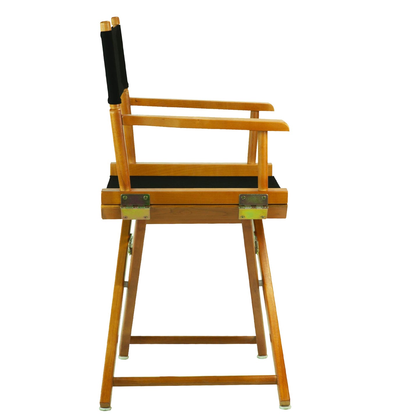 Casual Home 18" Director's Chair Honey Oak Frame with Black Canvas