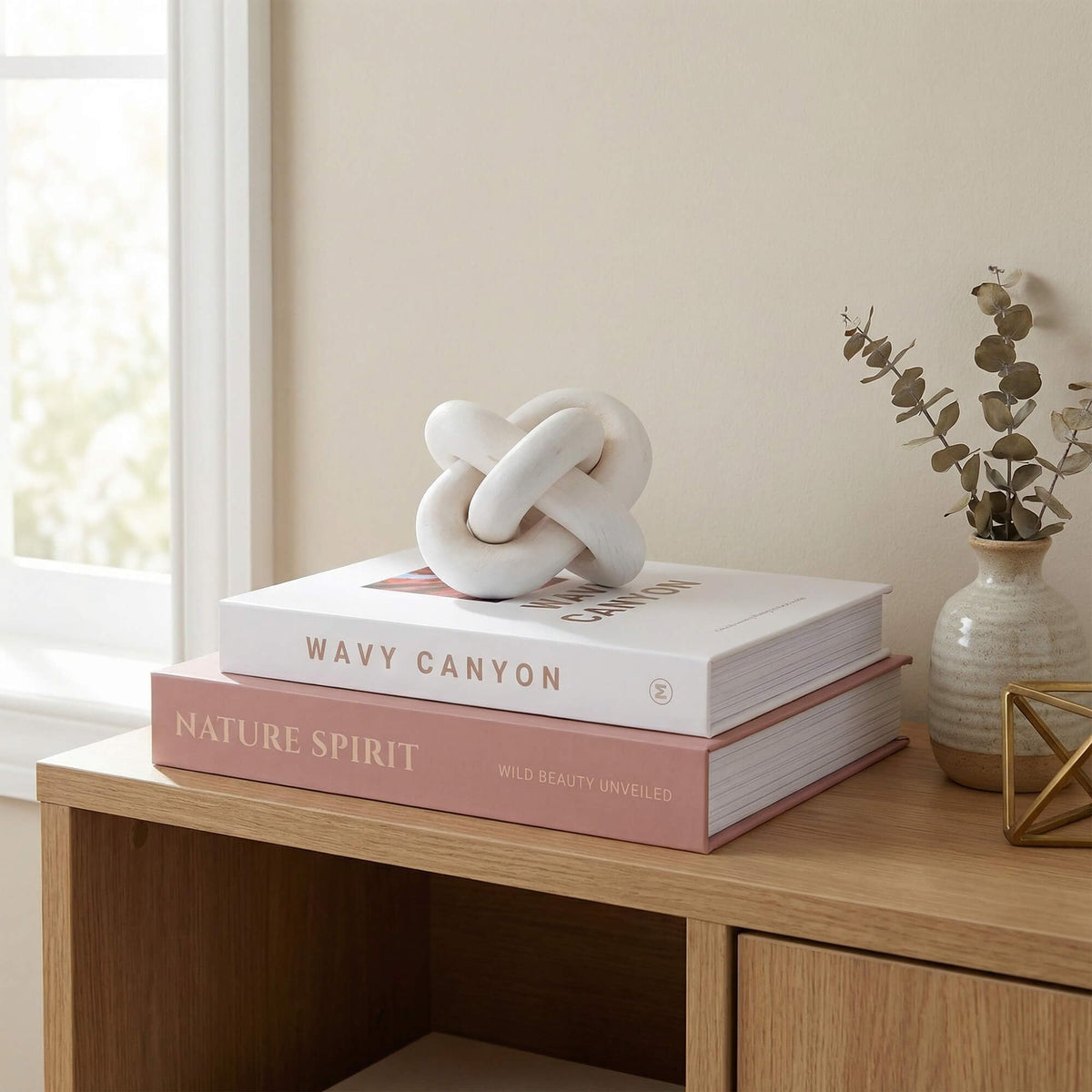 MAOBUYOU Elegant Decorative Book Boxes Set of 2 - Hidden Storage for Coffee Table, Bookshelf, Living Room Decor