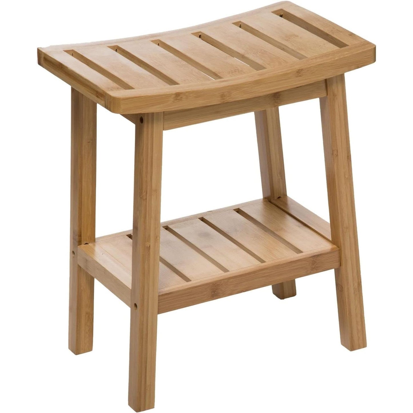 WELL HOME MOBILIARIO & DECORACIÓN Bamboo Stool Harmony Japanese Zen Style 46 x 39 x 25 cm (H x W x D)