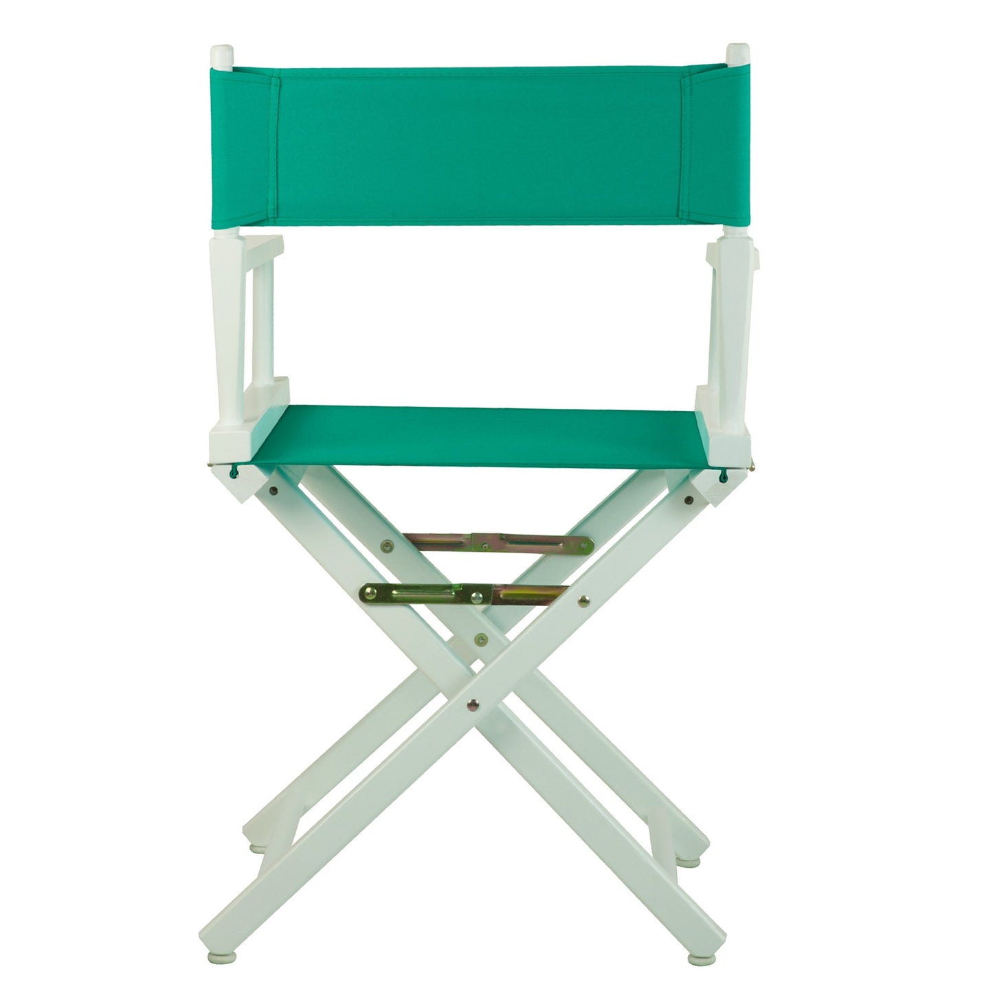 Casual Home 18" Director's Chair White Frame with Teal Canvas