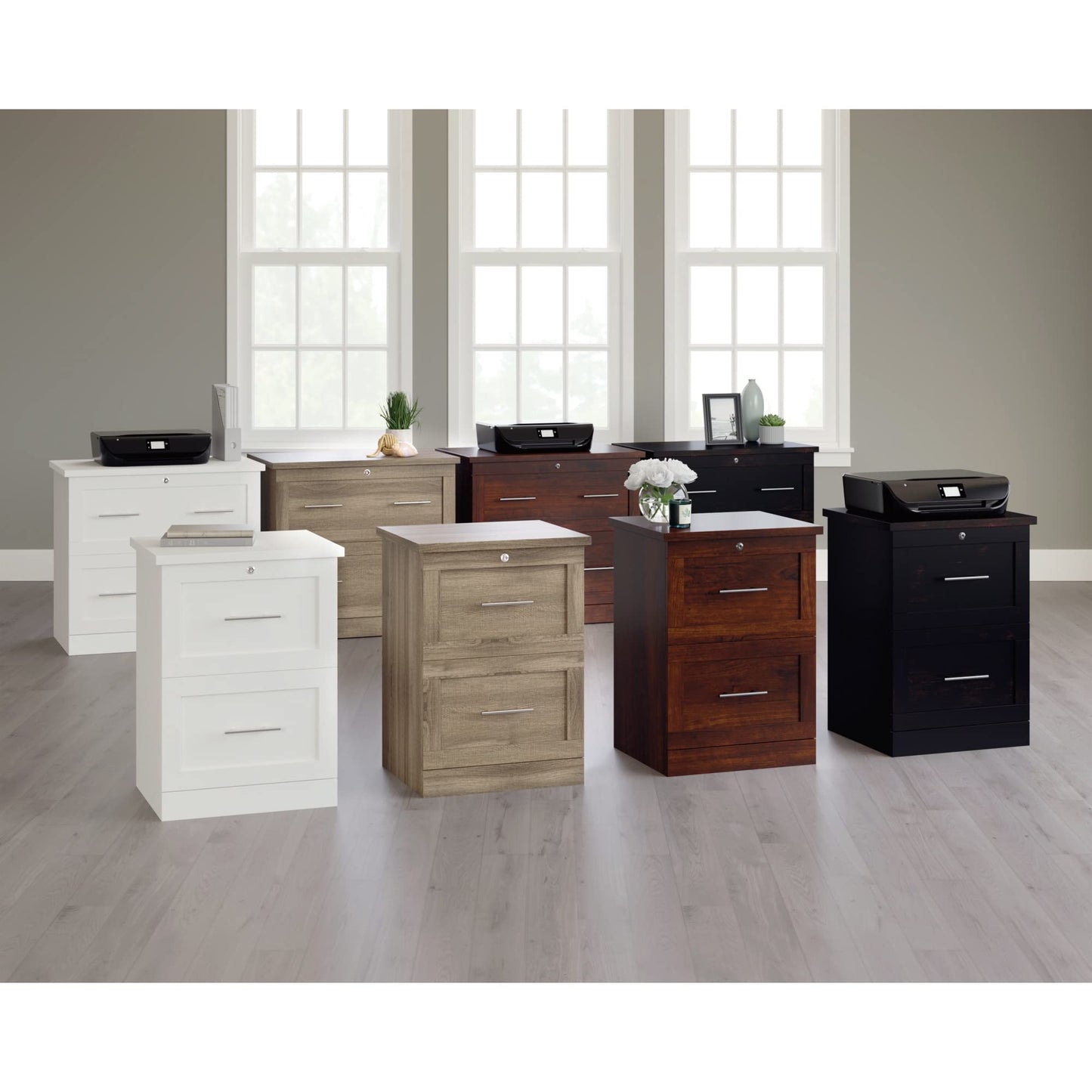 Realspace® 28-1/8 in. X 19 in Vertical 2-Drawer File Cabinet, White