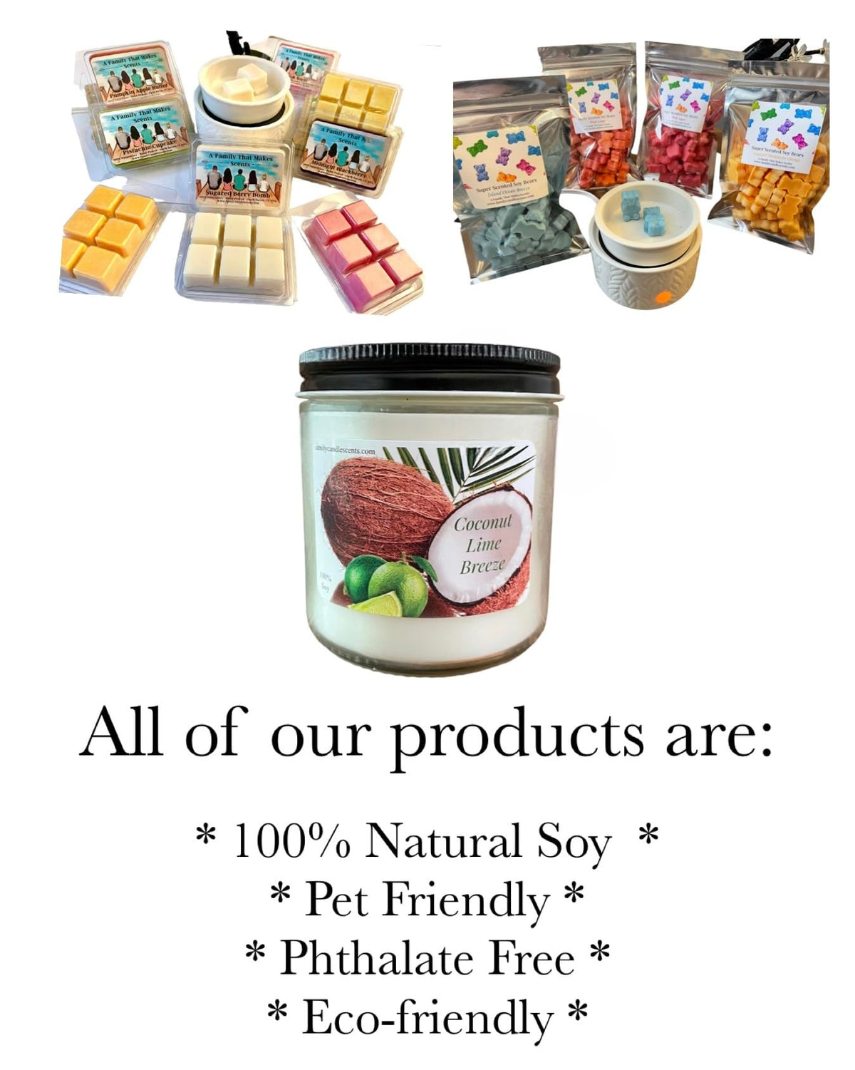 Dog Paw Wax Melts -Strong Scent- Long Lasting - Eco-Friendly - Hand-Poured - Large Melts - Wax Tarts - Soy (Black Cherry Vanilla)