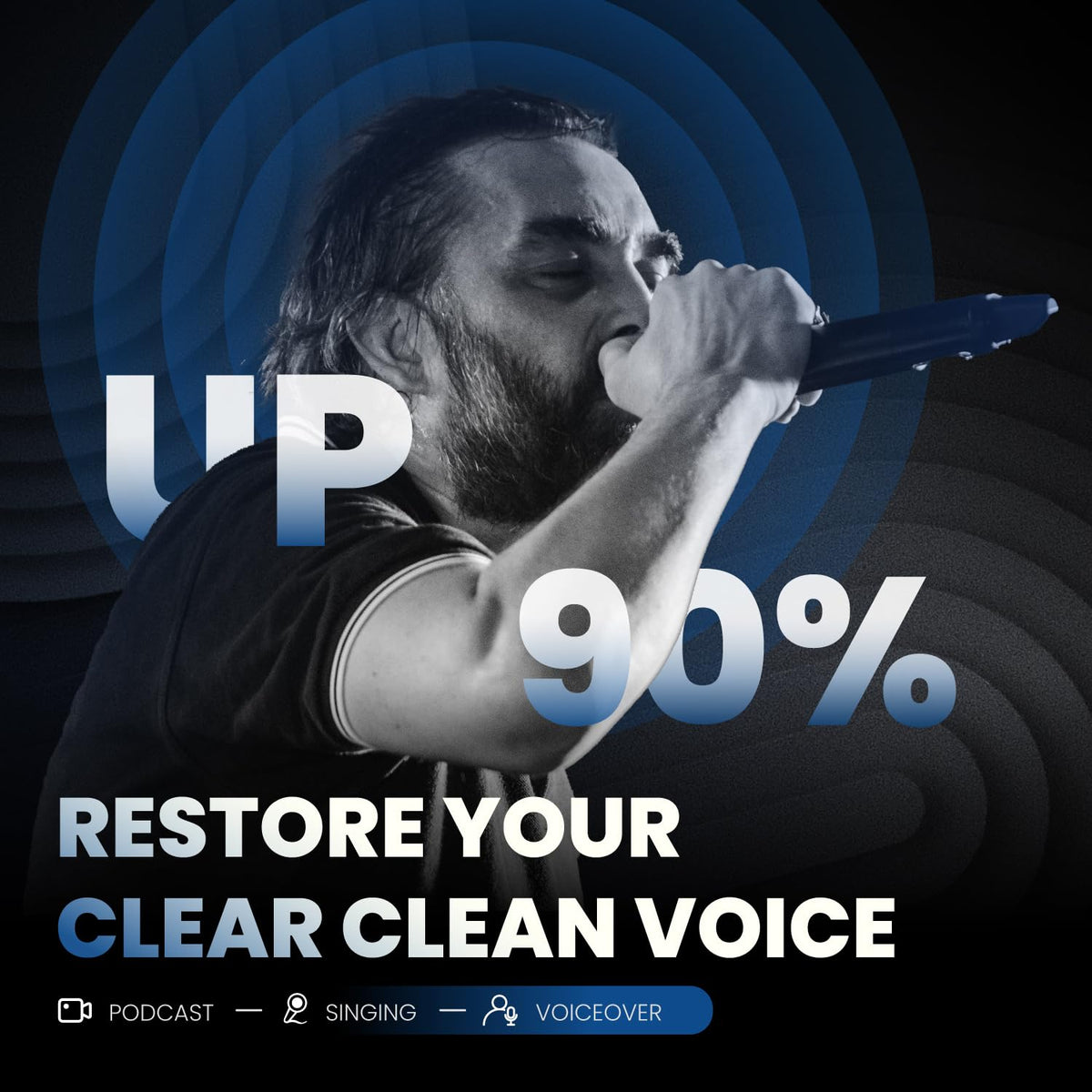 Portable Recording Booth for Home Studio, Foldable Sound Isolation Vocal Shield with Floor Stand, High-Density Acoustic Blanket Enclosure for Singing, Voiceover & Podcast, Includes Phone Holder
