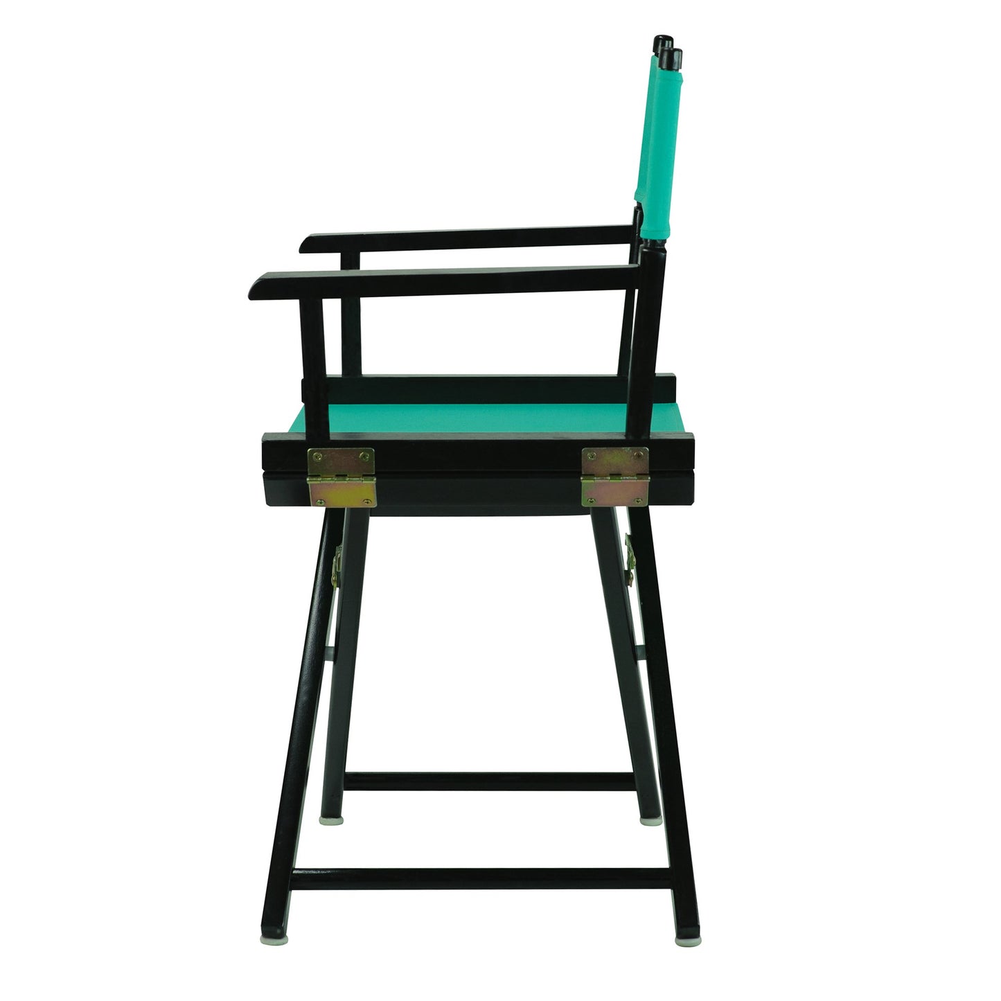 Casual Home 18" Director's Chair Black Frame with Teal Canvas