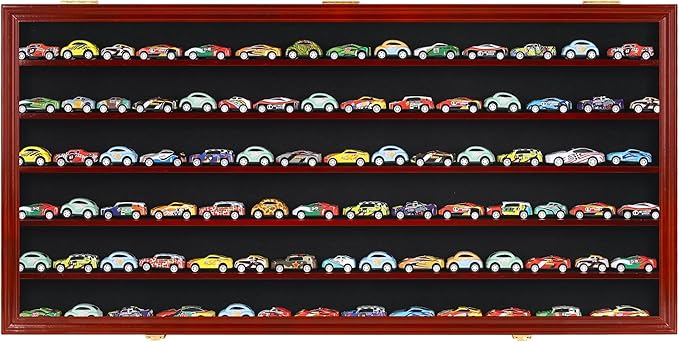 DisplayGifts Block Toy Minifigures Miniatures Display Case Frame Wall Cabinet