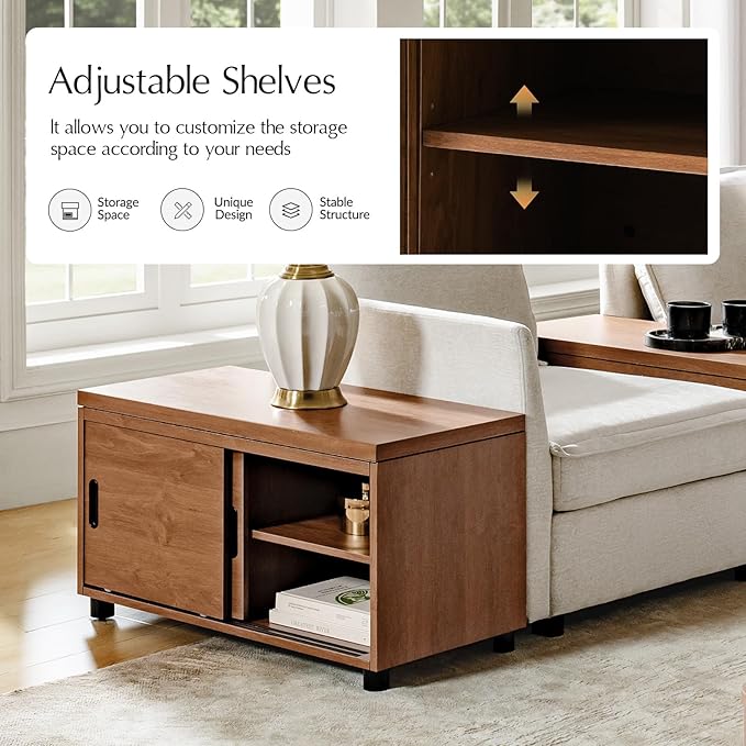 HULALA HOME Sofa Side Table