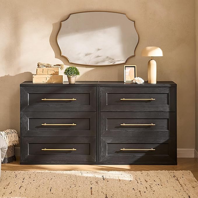 mopio Blake 3 Drawer Dresser for Bedroom, Chest of Drawers, Wood Dresser