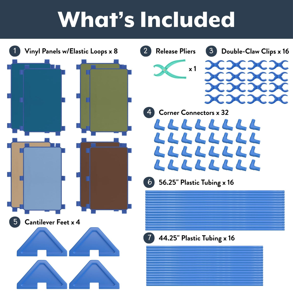 Children's Factory Rectangle PlayPanel Set - 8, Kids Room Divider Panel, Classroom Partition, Free-Standing Screen for Daycare or Preschool, Cantilever Feet Included, Woodland