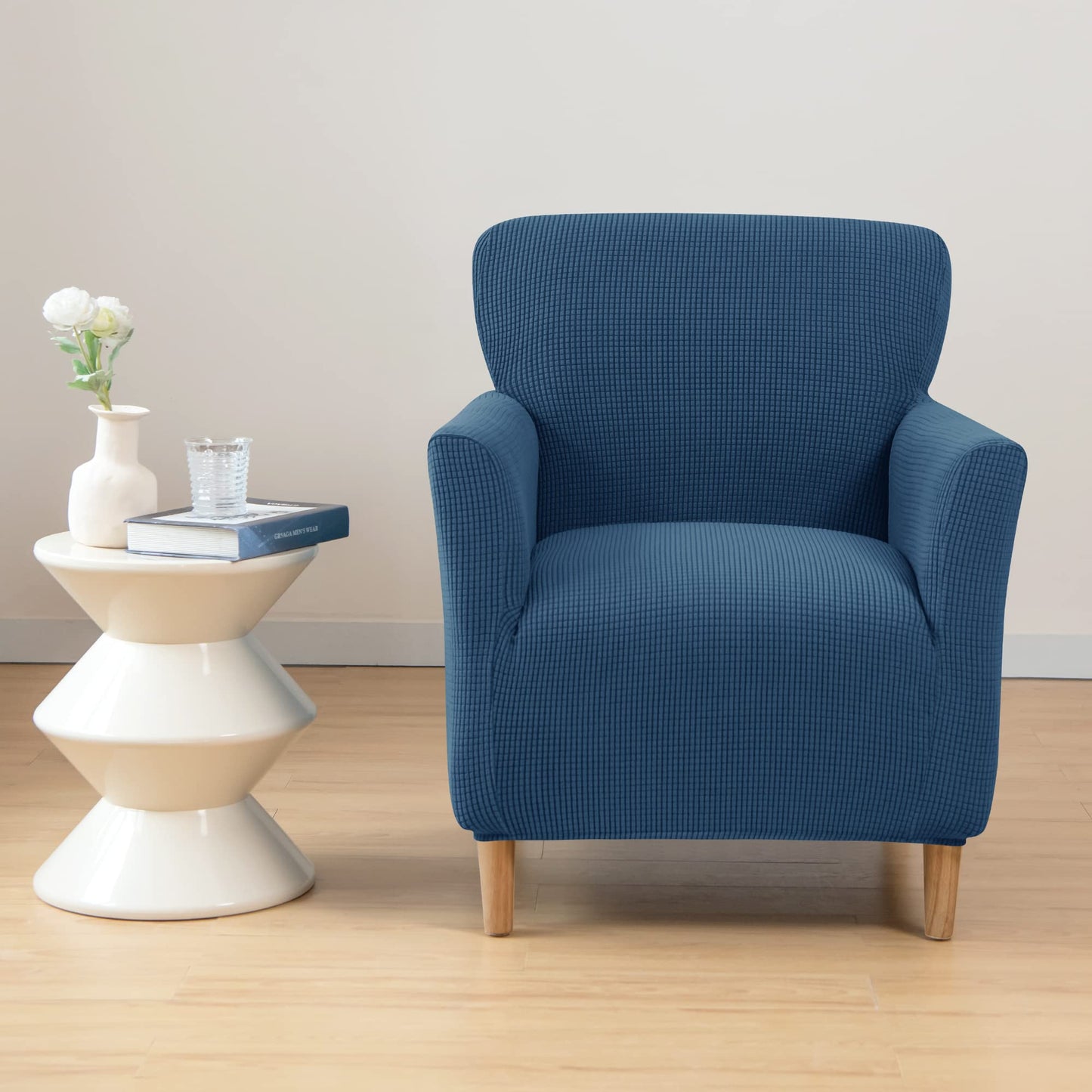 ele ELEOPTION Armchair Slipcovers Chair Covers with Arms Stretch for Living Room Office Arm Club Chair Cover Furniture Protector