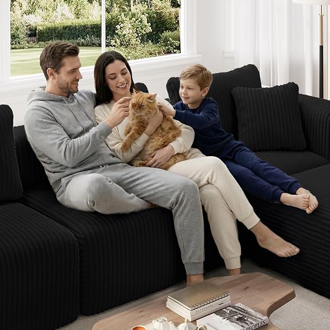 Novilla 70.8" Modular Sectional Sofa, Modern Cloud Sectional Couch