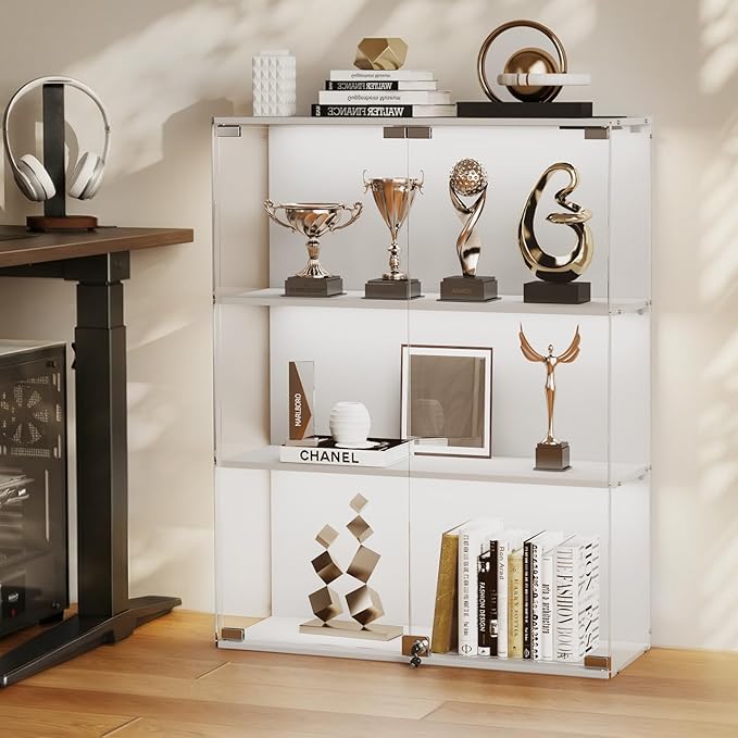 VersionTECH. Glass Display Cabinet