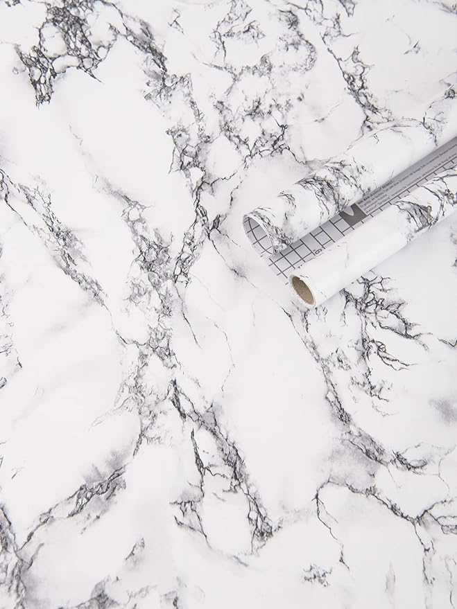 Art3d 200" * 17.3" Marble Paper Countertops