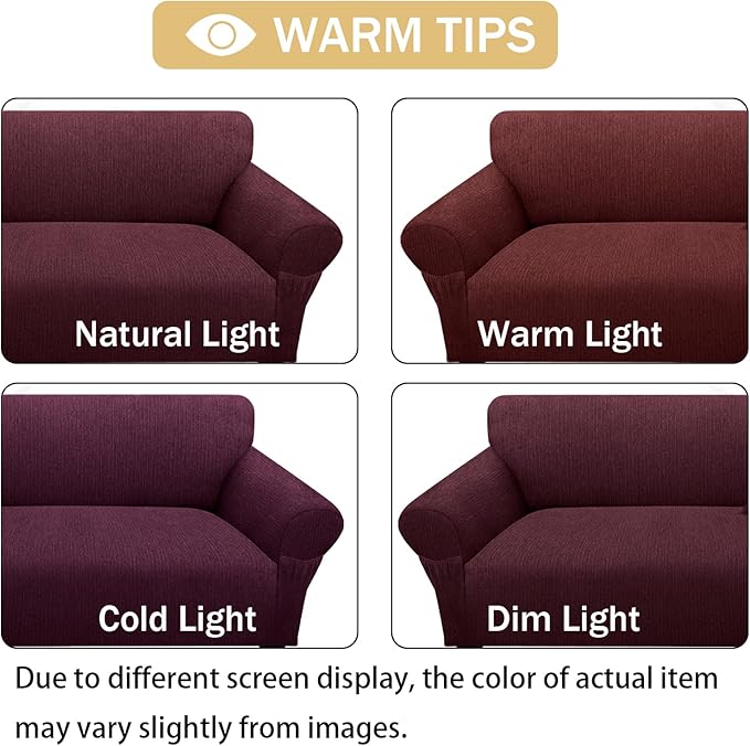 Armchair Slipcover with 1 Pillow Cover