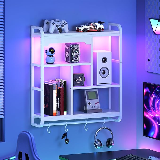 HOOBRO Gaming Floating Shelves