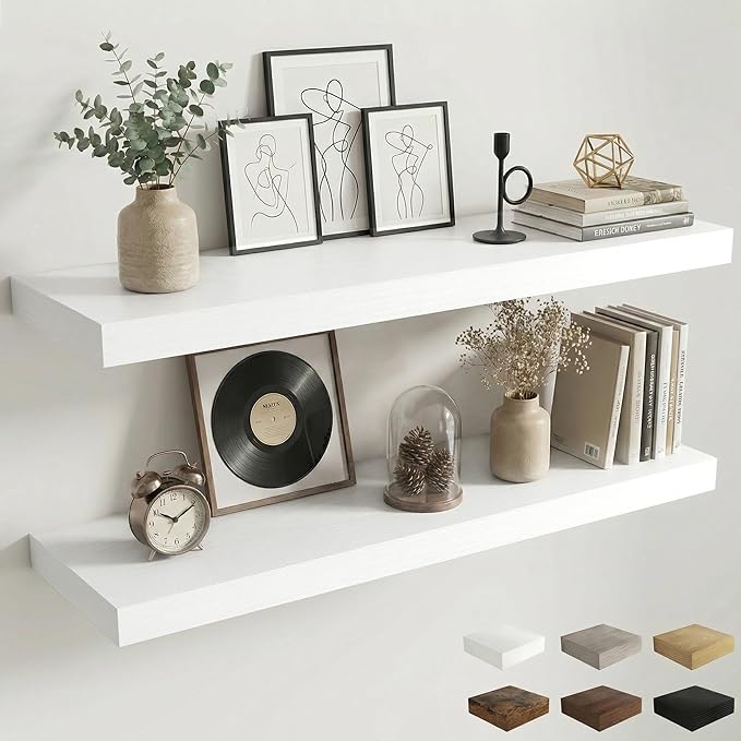 Dreamland White Floating Shelves