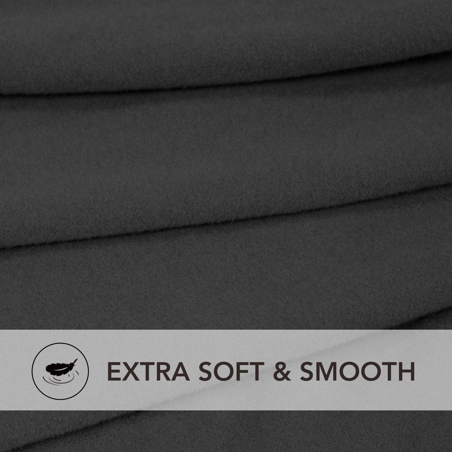 PureFit Super Stretch Sectional Couch Covers - 2 pcs Spandex Non Slip, with Elastic Bottom for L Shape Sectional Sofa Couches, Great for Kids & Pets (3 Seat Sofa + 3 Seat Chaise, Dark Gray)