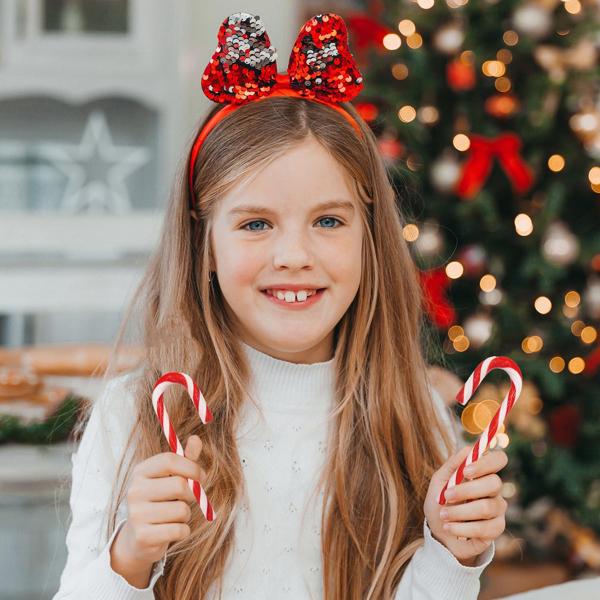 Fruidles 48-Pack Christmas Candy Canes Suckers, Peppermint Flavor, Individually Wrapped (48-Pack)