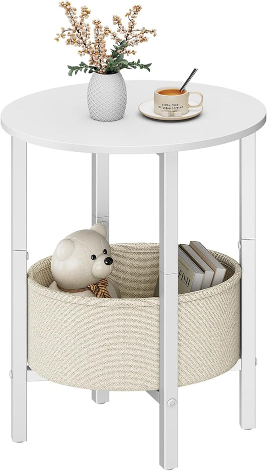 Vagusicc Round Side Table End Table