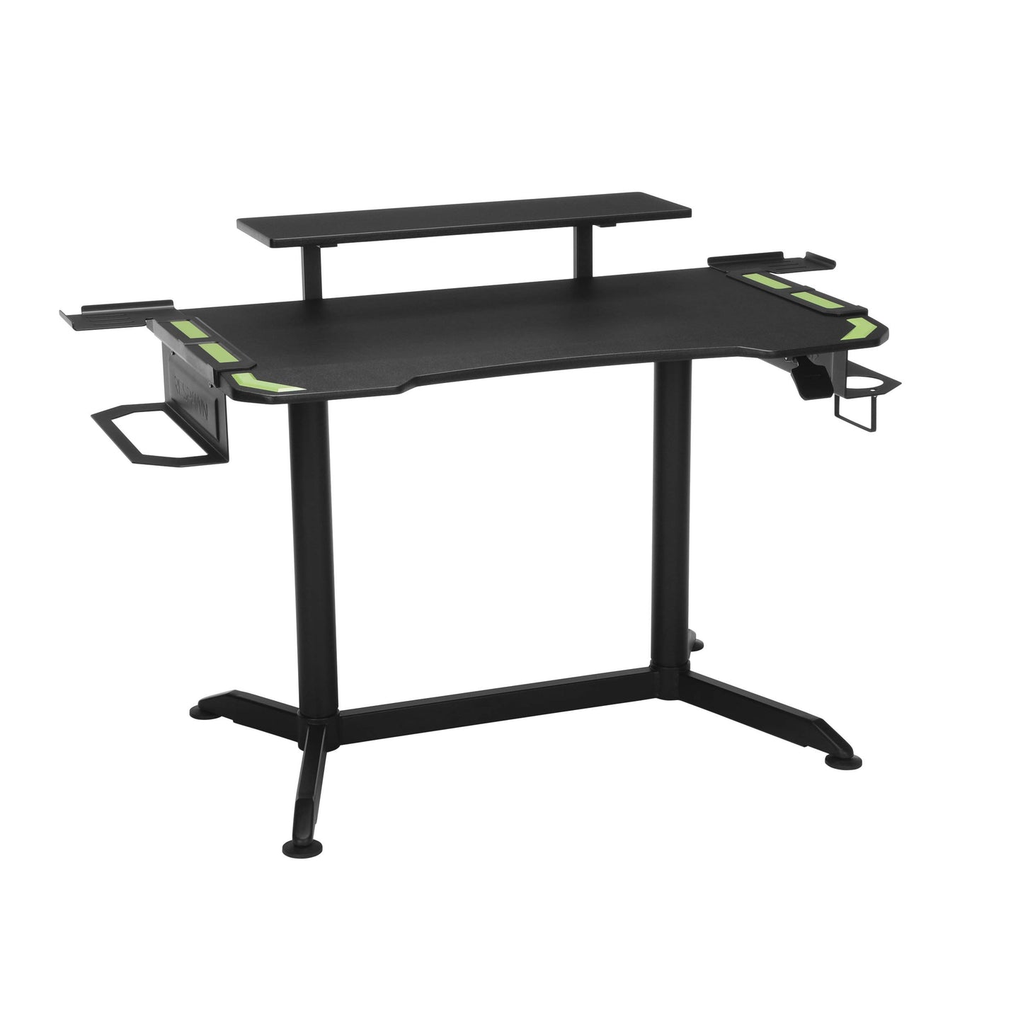 RESPAWN 3010 Gaming Computer Desk Ergonomic Height Adjustable Gaming Desk, in Green RSP 3010 GRN