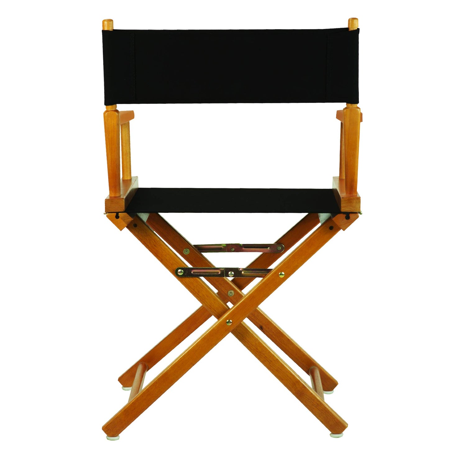 Casual Home 18" Director's Chair Honey Oak Frame with Black Canvas