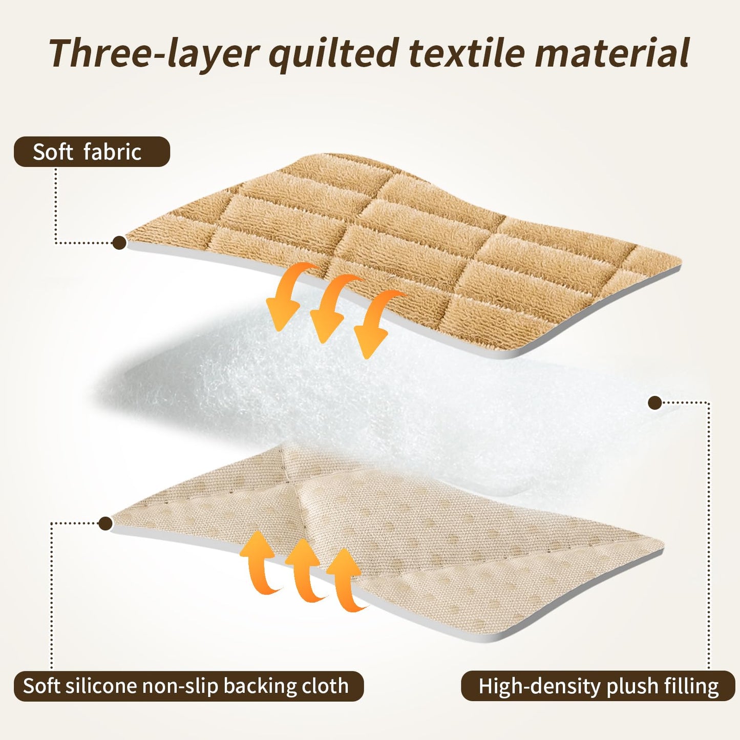 PJLZJFBY Couch Covers for Dogs, Velvet Dog Couch Cover, Pet Couchs Covers for Loveseat, Couchs Protector for Dogs, Sofa Cover for Pets Washable(1PC, Light Brown, 27.5"×70.8", 2-3 Seater)