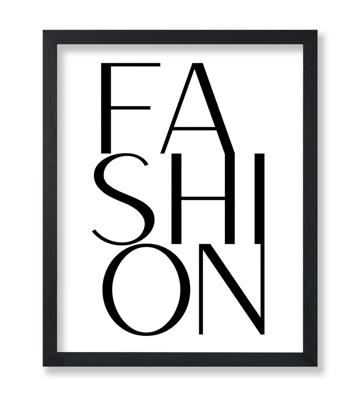Poster Master Fashion Poster - Typography Print - Trendy Wall Art - Modern Art - Gift for Men, Women & Fashionista - Minimal Wall Decor for Living Room, Bedroom or Office - 8x10 UNFRAMED Wall Art