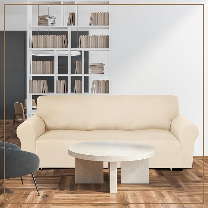 Peryiter 3 Pcs Couch and Loveseat Covers Set Sofa Cover