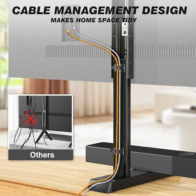 5Rcom Table Top TV Stand, Universal TV Stand