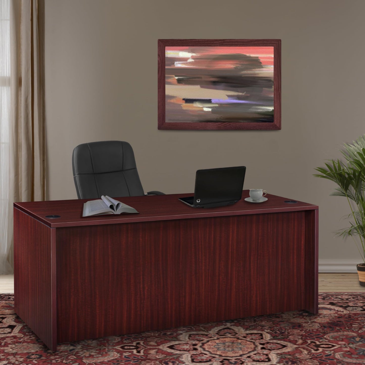 Regency Legacy 71 in. Desk Shell- Mahogany