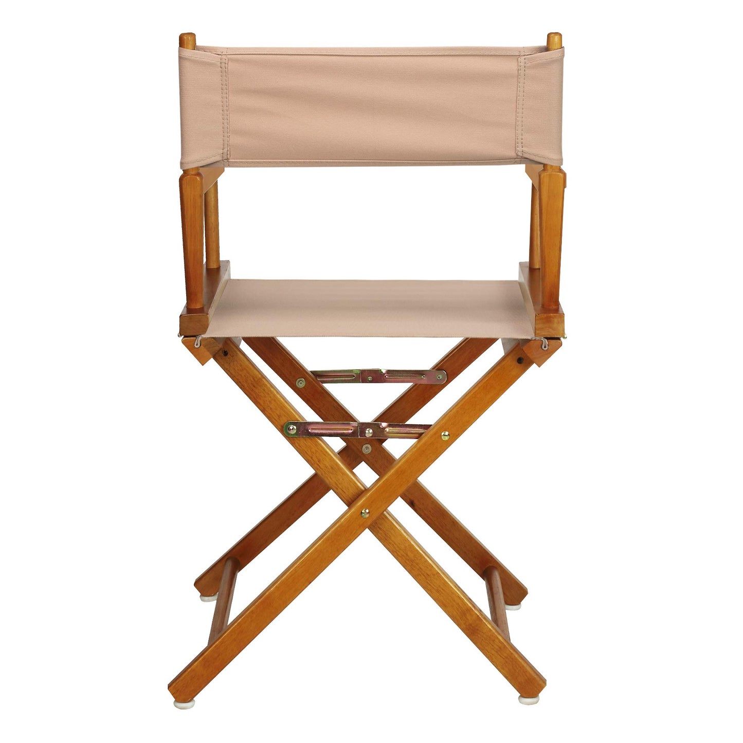 Casual Home Director's Chair ,Honey Oak Frame/Tan Canvas,18" - Classic Height