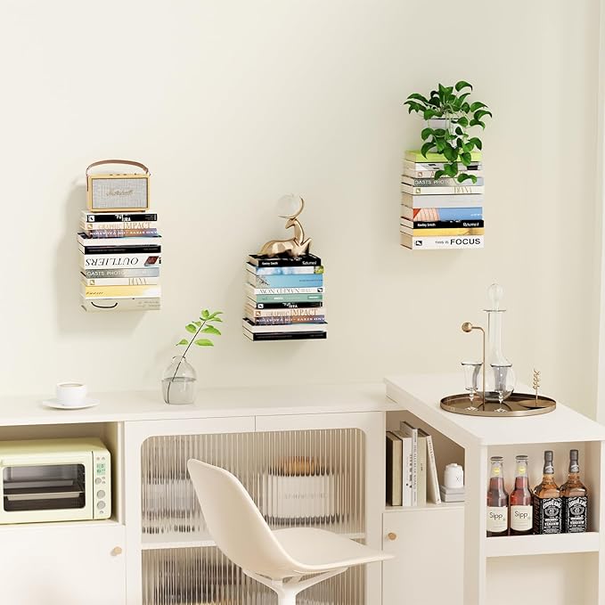Mefirt Invisible Floating Bookshelves