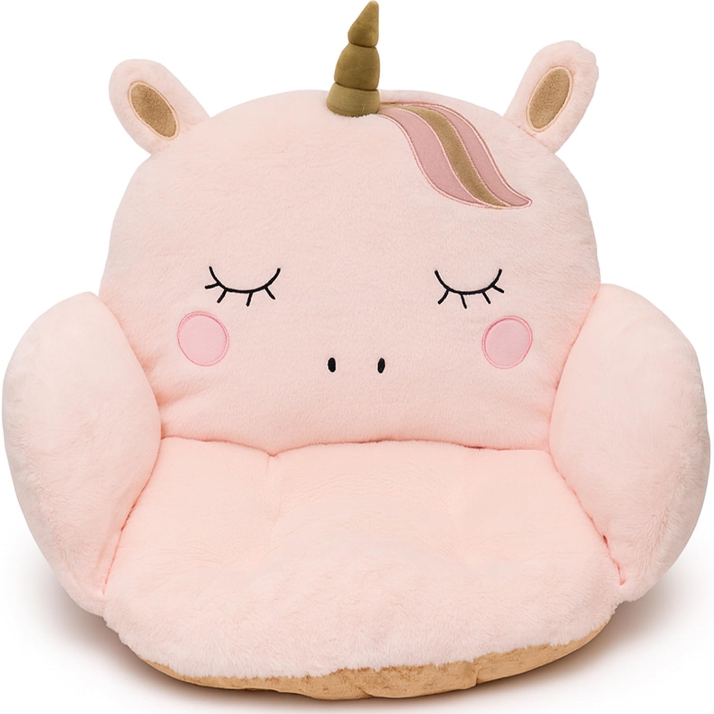 ninazy Unicorn Animal Cushion - Cute Pillows Chair Pillow - Pink Gaming Chair Cushion Cute - Seat Cushion for Office Chair - Sitting Pillows Car Seat Pillow Decor - Plush Pillows (Uni)